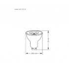 Lâmpada Led Taschibra Tdl 35 Dicroica 4,9w Bivolt Gu10 4000k