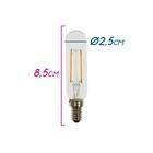 Lâmpada Led Tubo E14 2w Branco Quente 220v Starlux L002c2 St1