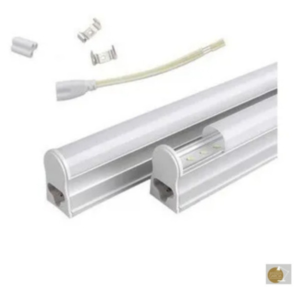 Lampada Led Tubular T8 60cm 3000k Calha Acoplada 9w