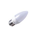 Lampada Led Vela Lisa Leite E27 3w 2700k Bivolt Brilia