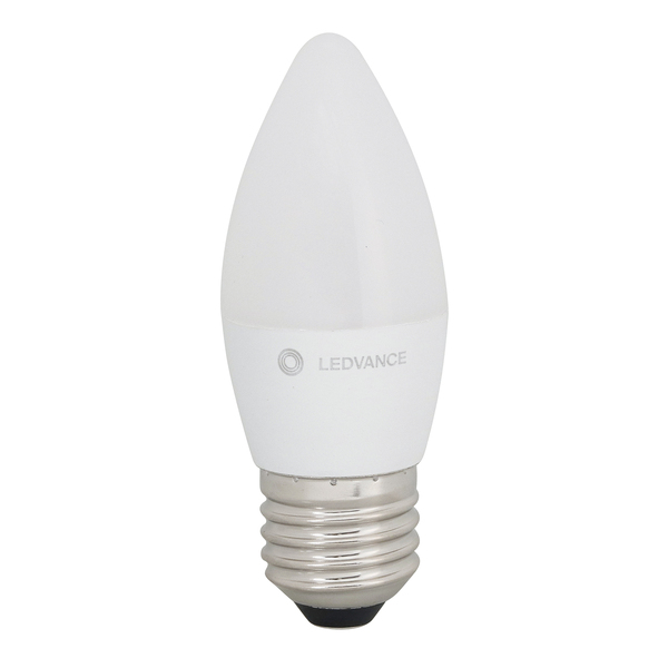 Lâmpada LEDC Vela Fosca Luz Amarela 3W E27 Ledvance Bivolt