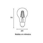 Lâmpada Leitosa Led Blumenau A60 4w E27 Bivolt 2200k Luz Amar