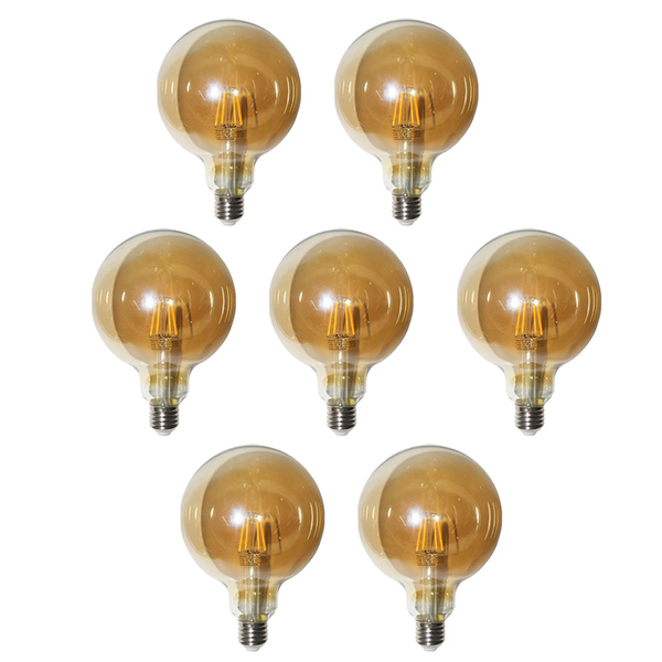 Lampada Multifilamento Led 30w Kit 7 Unidades Bivolt Vintage