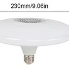 Lampada Musical Ufo Light Led Rgb 48w Bluetooth Caixa De Som