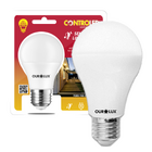 Lampada Noturna 9w Sensor Luminosidade Luz Amarela 2700k