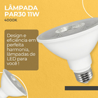 Lâmpada Par30 Led 11w 25° Branco Neutro 4000k Bivolt