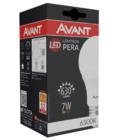 Lâmpada Pera Led 7w Bulbo Base E27 Branco Frio 6500k Avant