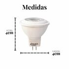 Lâmpada Power Led Mini Dicróica Mr11 3w 12v 3000k