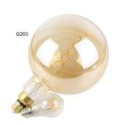 Lampada Retro G200 Led G-light Bulbo Ambar 5w 2000k E27