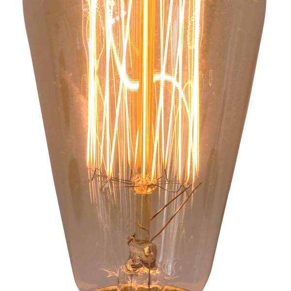 Lâmpada Retrô St64 Carbono Dimerizável Âmbar 40w 110v