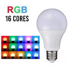 Lampada Rgb Led 16 Cores Controle Efeitos Ajustavel E27 Ilumi