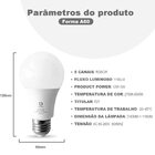 Lâmpada Smart Wifi Led Inteligente Color Rgb , Luz Branca Que