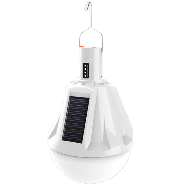 Lampada Solar Emergencia Led Lanterna Carrega Celular Camping