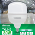Lâmpada Super High Led Tkl 80w Taschibra E27 Bivolt