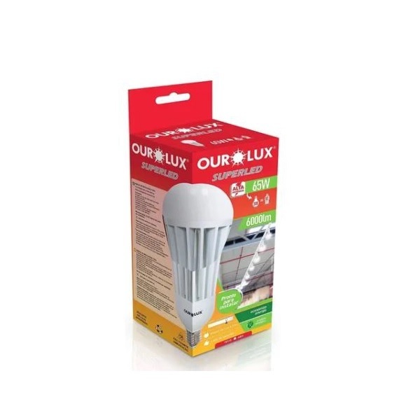 Lâmpada Superled Alta Potência 65w 6500k E40 Bivolt