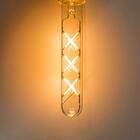 Lâmpada T30 Tubo LED E27 Decorativa 6w 2400k Bivolt Starlux S