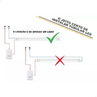 Lâmpada Tubo Led T8 9w 60 Cm Anti-insetos 1 Lado Azul