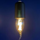 Lampada Vela Chama Retro E27 Dimerizavel 4w 220v Avant