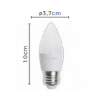 Lampada Vela Led 4w 6000k E27 Bivolt