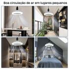 Lâmpada Ventilador De Teto Controle Remoto E27 38w