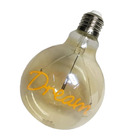 Lampada Vintage Led Dream 4w Branco Quente Kit 2 Uni Casa Com