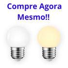 Lâmpadas Bolinha 1w Led Branco Frio Kit Com 10 Unid 220v Deco
