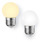 Lâmpadas Bolinha 1w Led Branco Quente Kit Com 10 Unid 220v De