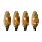 Lampadas De Led Kit 4 Multi Filamento Bivolt 30w Iluminação R