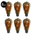 Lampadas De Led Retro Kit 6 Multi Filamento Vintage Bivolt 30