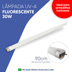 Lâmpadas Fluorescente Uv-a 30w