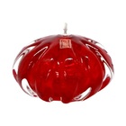 Lamparina Cristal Murano Vermelho Sao Marcos 3482m/vm