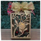 Lamparina Decorativa Enfeite Natalino Em Mdf