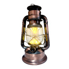 Lampião A Pilha Modelo Abajur Rustico Decorativo Antigo Lâmpa