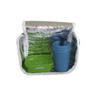 Lancheira Bolsa Termica Xadrez Bege