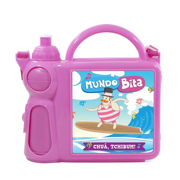 Lancheira Infantil Com Garrafa Mundo Bita Surf - Lancheira In
