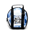 Lancheira Infantil Escolar Pinguins De Madagascar Preto-azul