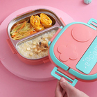 Lancheira Marmita Infantil Com Divisórias
