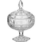 Lanna Potiche Bomboniere 23x16x16cm Vidro Transparente