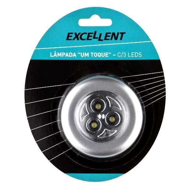 Lanterna 1 Toque C/3 Leds 9dn - Excellent
