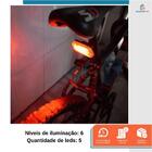 Lanterna Bike Traseira Vermelha - Starfer