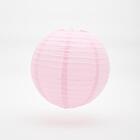 Lanterna chinesa redonda Cromus rosa 35cm