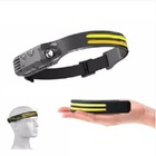 Lanterna De Cabeça Led Recarregavel Usb Com Sensor Movimento