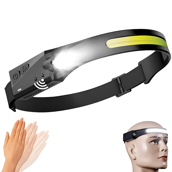 Lanterna De Cabeça Lt-391 Ajustável Recarregável 330lm Com Se