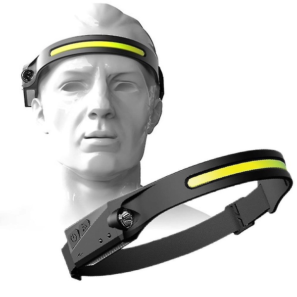 Lanterna De Cabeça Sensor Movimento Led Cob Xpe Usb Multiuso