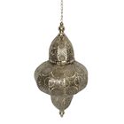 Lanterna De Teto Decorativa De Metal 29cm X 29cm X 53cm