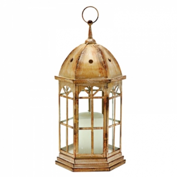 Bright Zeal Lanterna Decorativa Vintage A LED, 34,3 Cm, Con Timer E Telecomando, Impermeabile IP44, Luce Calda/Fredda Per Esterni E Interni