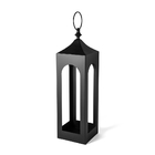 Lanterna Decorativa Em Metal Preto 60cm 16876 Mart