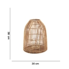 Lanterna Decorativa Em Rattan 38x30 Cm M02 - D'rossi