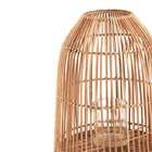 Lanterna Decorativa Em Rattan 38x30 Cm M02 - D'rossi