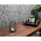 Lanterna Decorativa Flame De Mesa Suporte Vela Aramado Grafite